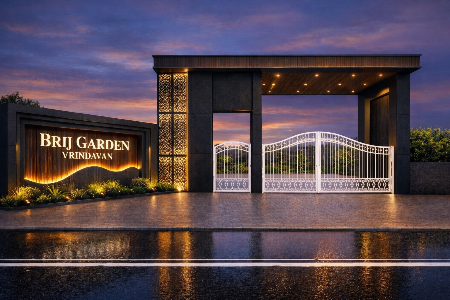 Braj Garden completed project Vrindavan